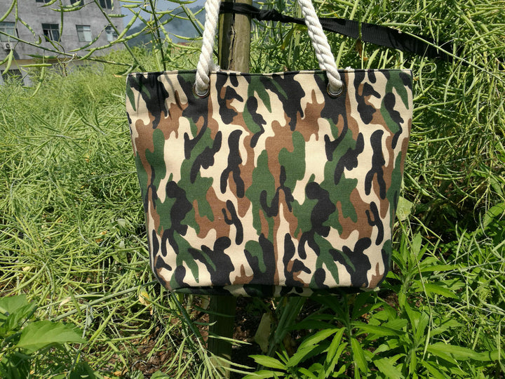 Camouflage Bags Made Of Sturdy Cotton Fabric Bowlift