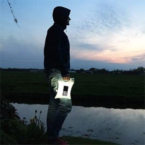 BowLift | Solar lamp in transparent bag – Energy-saving LED lamp for garden and outdoor use