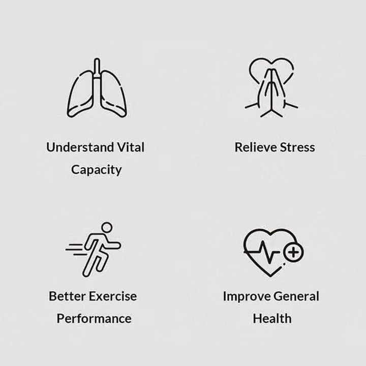 BowLift | BreathBoost Smart Breathing Trainer – Lung Capacity & Respiratory Muscle Strengthening Device