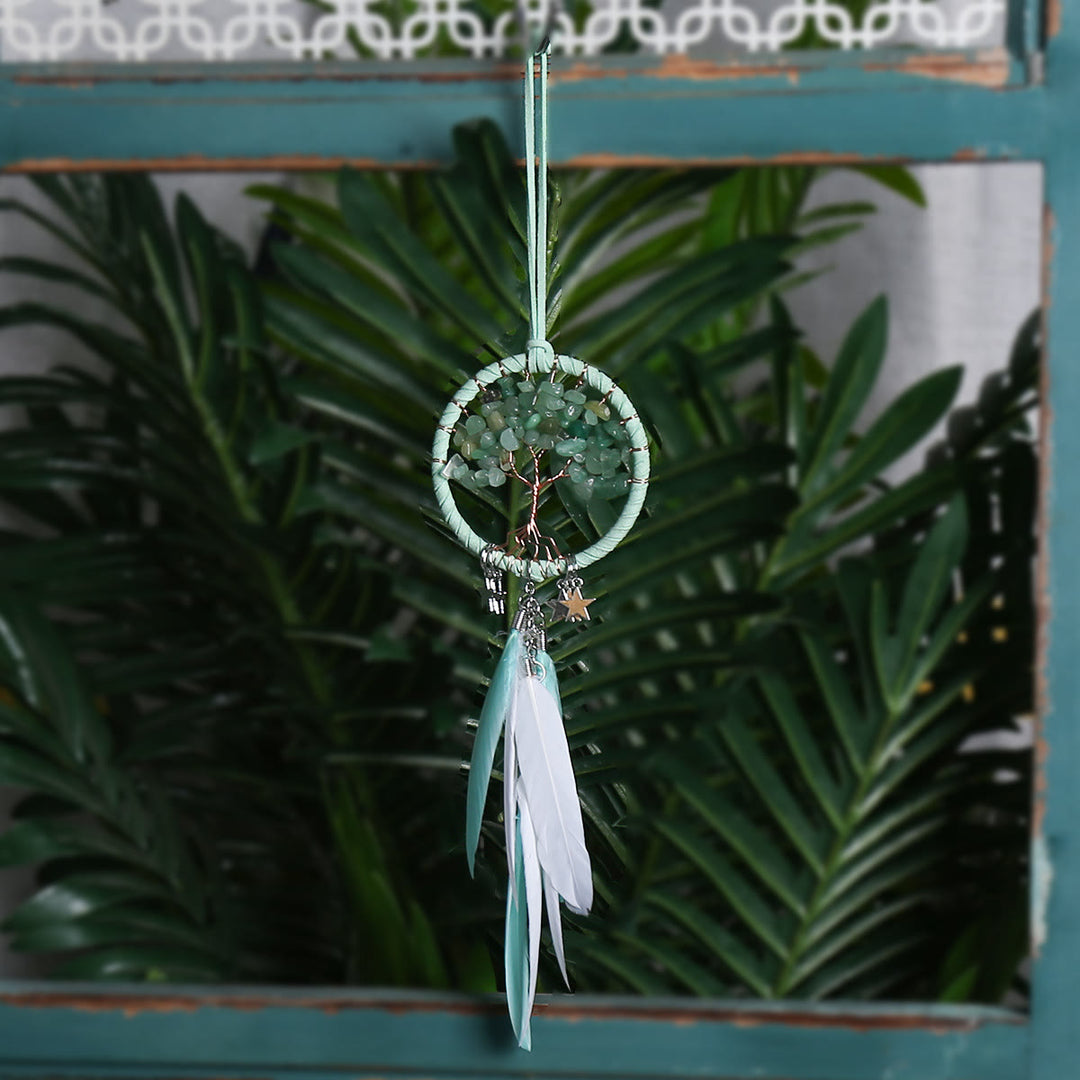 BowLift | Tree of Life Gemstone Dreamcatcher Hanging Jewelry