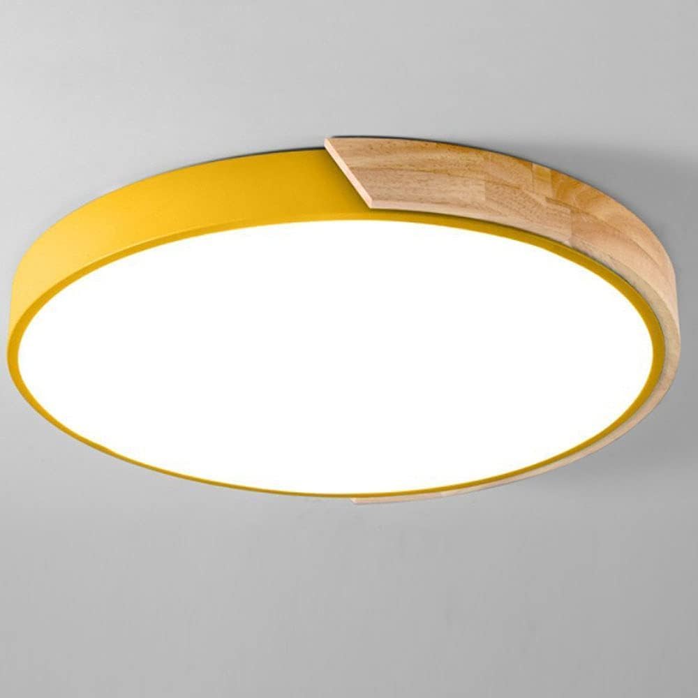 BowLift | LED Ceiling Light With Wooden Accent Frame