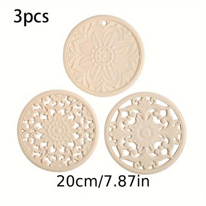 BowLift | Heat Resistant Silicone Trivet Mat Set