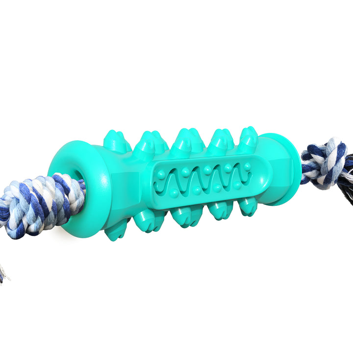Serrated Chew Stick with Rope Toy for Dogs
