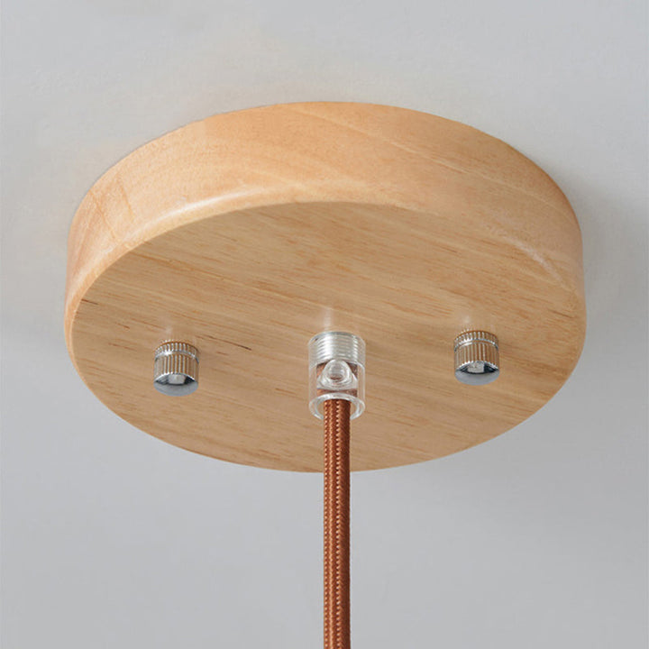 BowLift | VintageLight - Stylish wood and glass pendant lamp