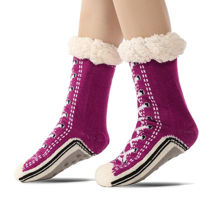 BowLift | Ultra-thick Cashmere Slipper Home Socks