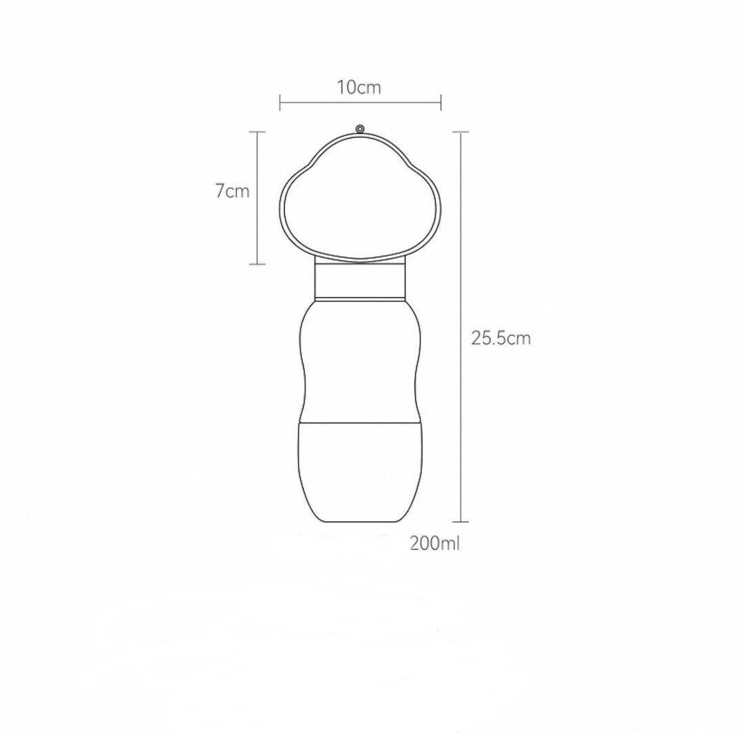2in1 Smart Pet Portable Water Bottle Feeder | Bowlift
