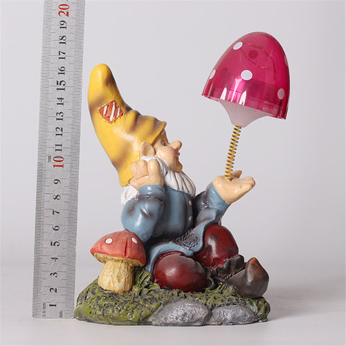 Whimsical Gnome Garden Figurine