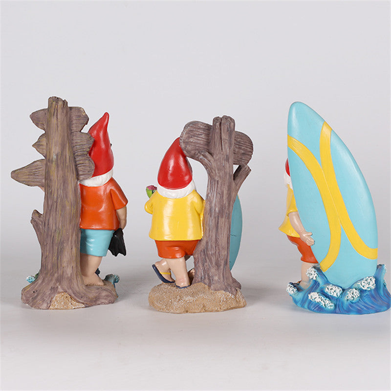 Playful Holiday Gnome Figurine Set