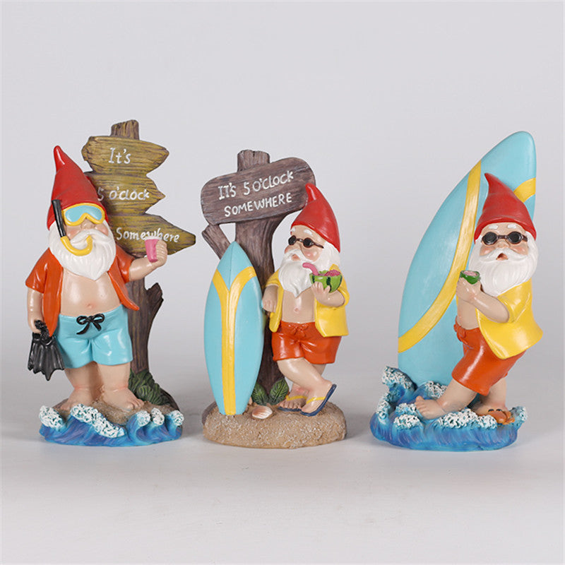 Playful Holiday Gnome Figurine Set