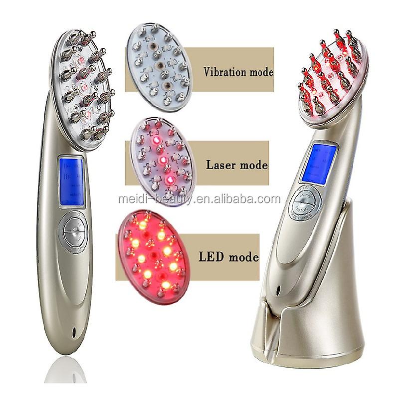 BowLift | Red Light Therapy for Hair Growth – Laser Comb with Low-Level Laser Light for Effective Hair Loss Treatment, Includes Hair Growth Brush for Enhanced Results
