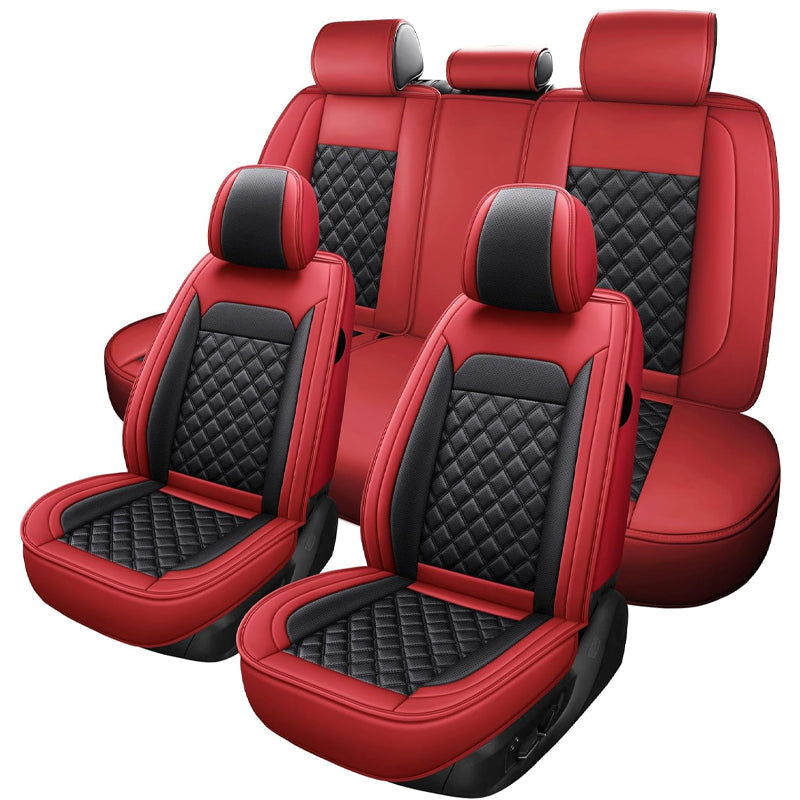 BowLift | Luxury Faux Leather Waterproof Seat Covers 5 Seat Universal Seat Covers Car Seat Covers Full Set