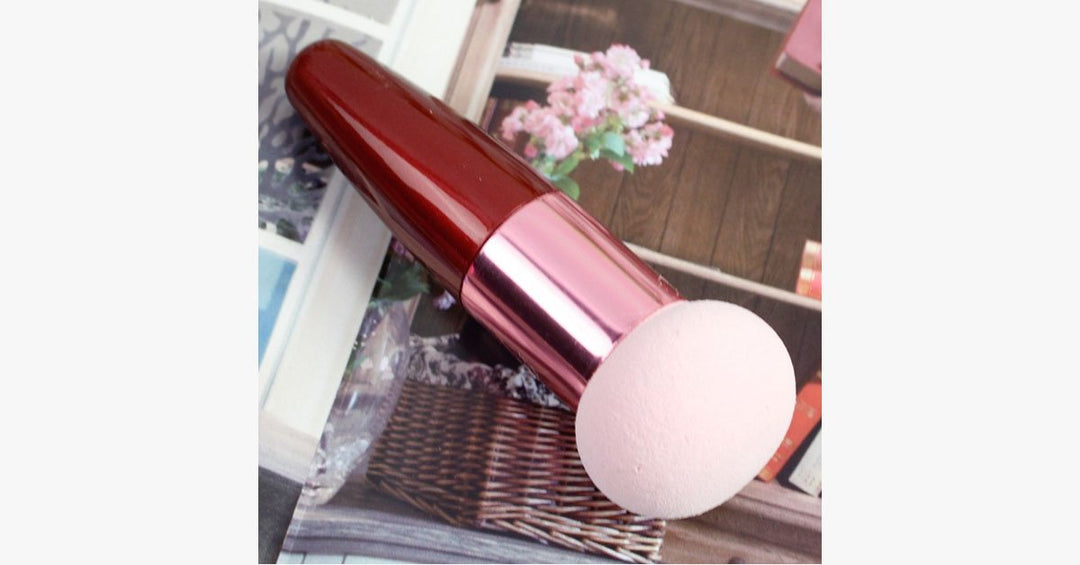 BowLift | Sponge Foundation Round Makeup Brush - Perfect for Naturally Looking Makeup