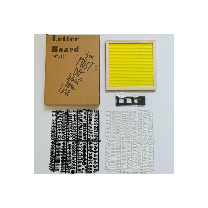 BowLift | Felt Letter Message Board