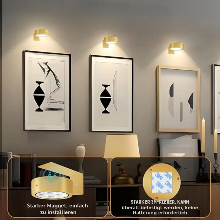 BowLift | Wireless LED Picture Light – Perfectly Showcases Your Art