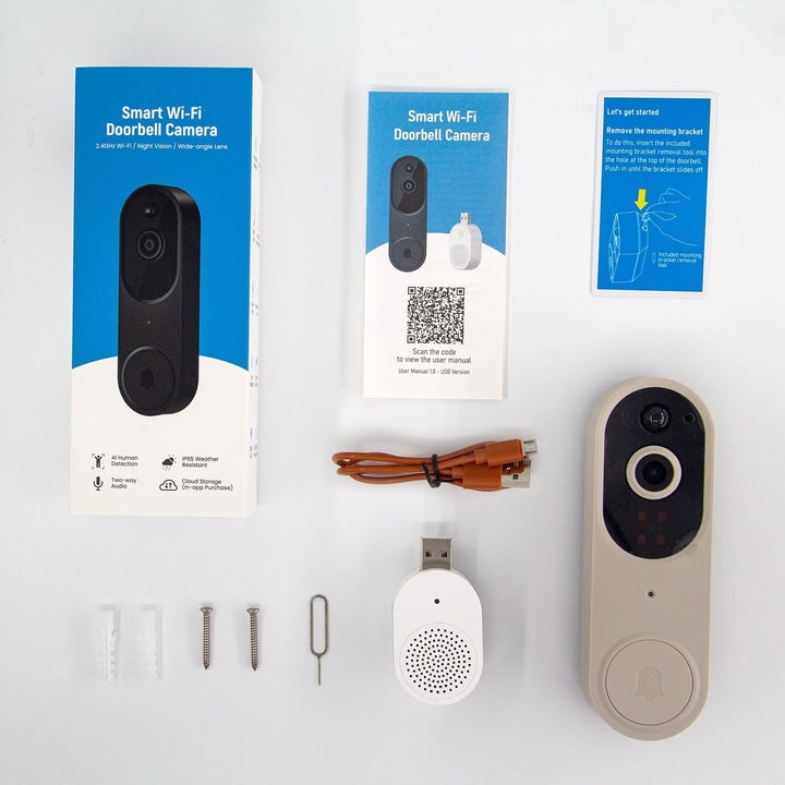 BowLift | Wireless Smart Doorbell Camera – Outdoor Surveillance with HD Night Vision