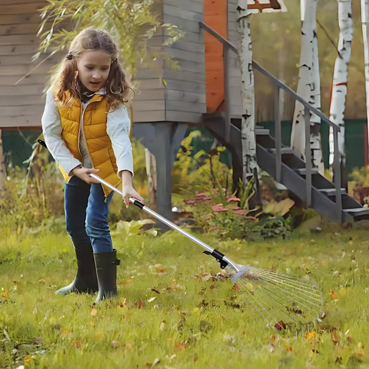 ergonomic garden rake for back-friendly work | Bowlift