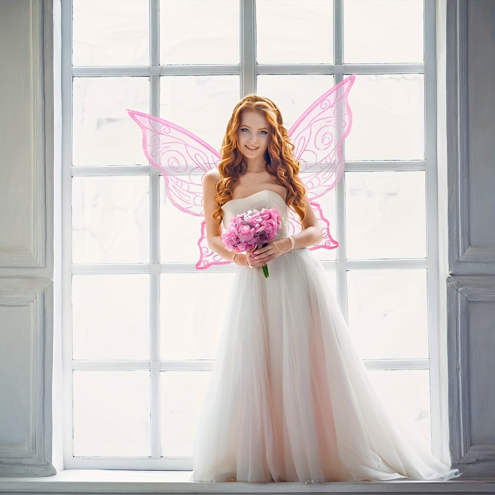 BowLift | Girls Magical Halloween Fairy Costume Set | Wings Wand Ears