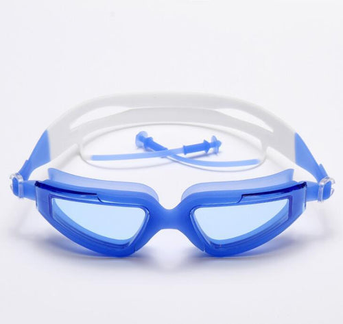 Men's Anti-Fog Competitive Swim Goggles Bowlift