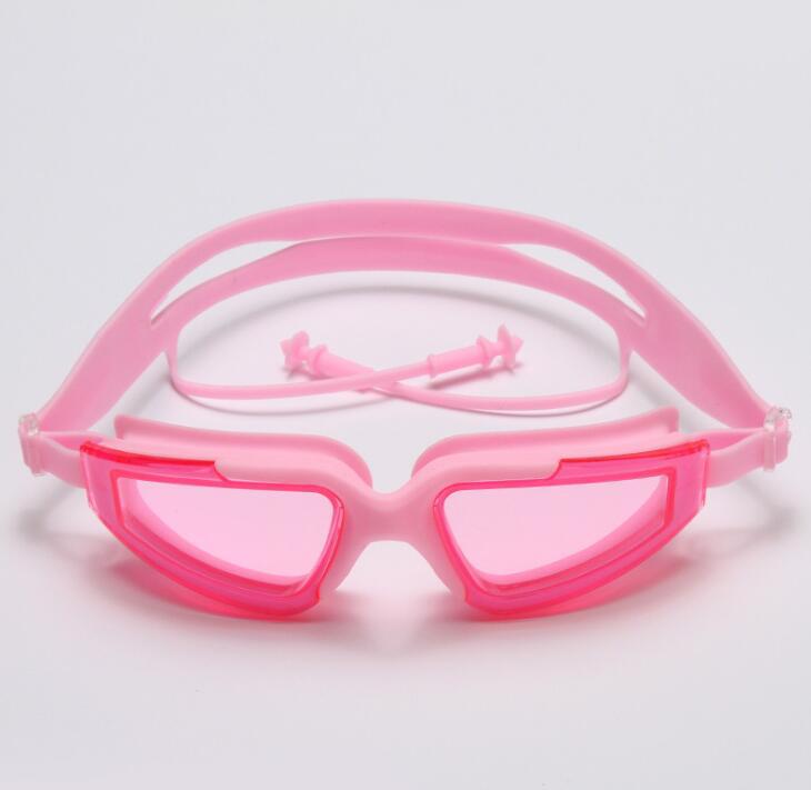 Men's Anti-Fog Competitive Swim Goggles Bowlift