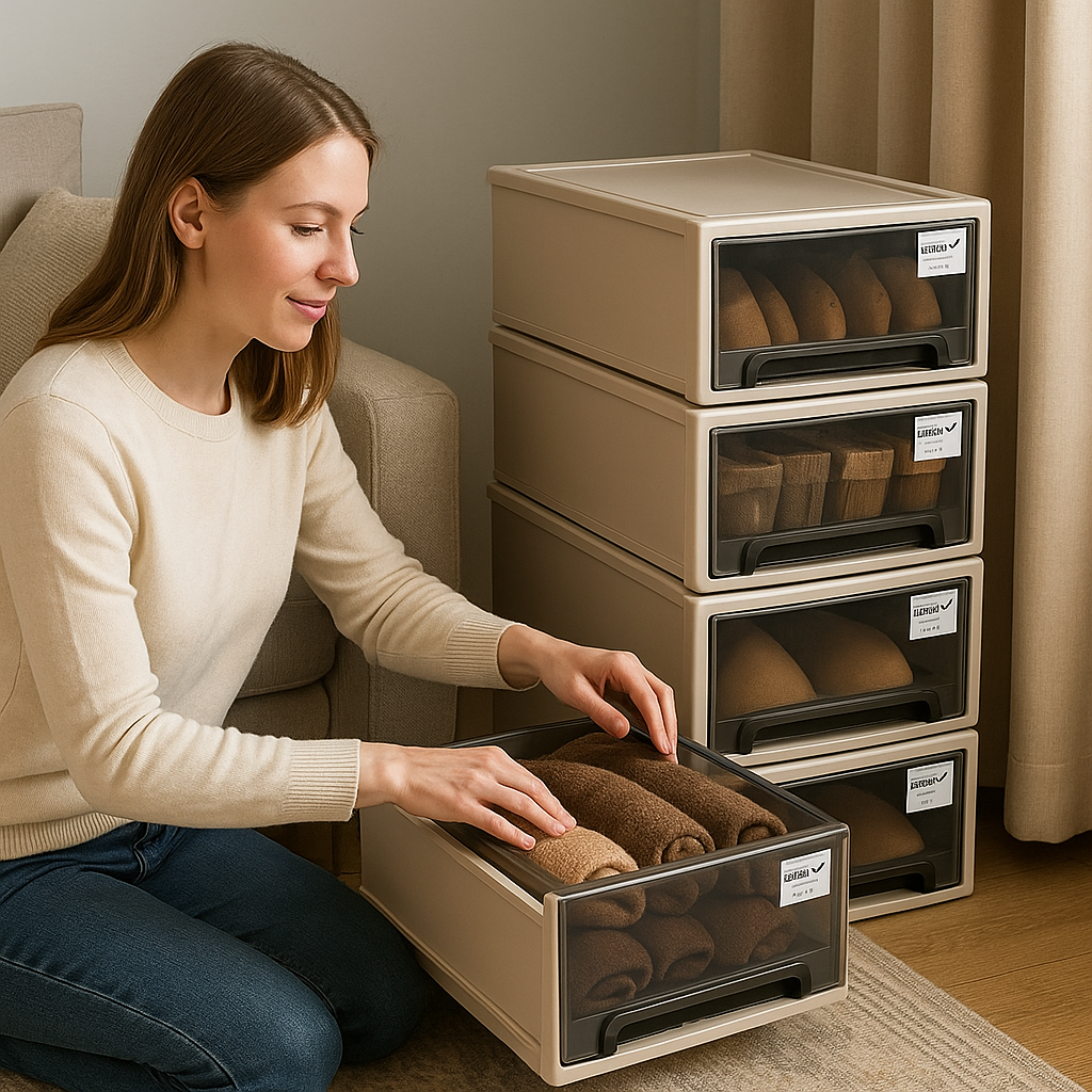 BowLift | Minimalist Modular Sliding Storage Box