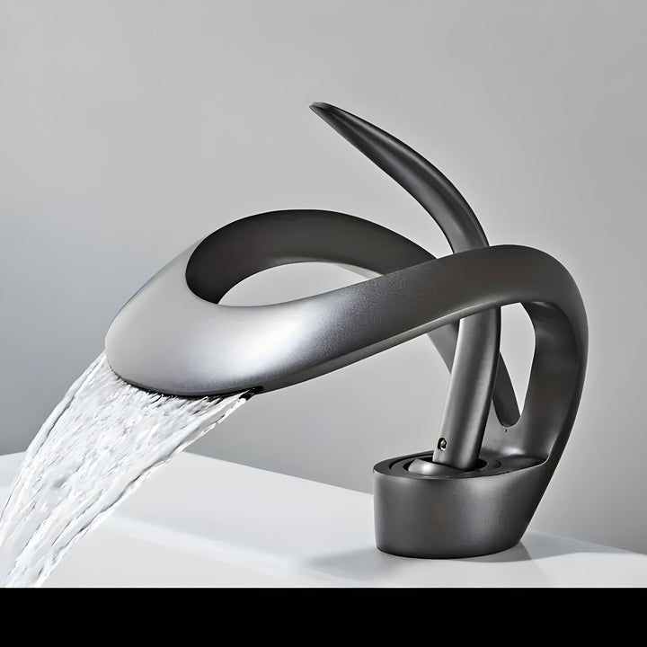 BowLift | AquaGleam – Minimalist Bathroom Basin Tap