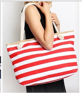 Beach bag made of high-quality canvas with sturdy rope handles Bowlift