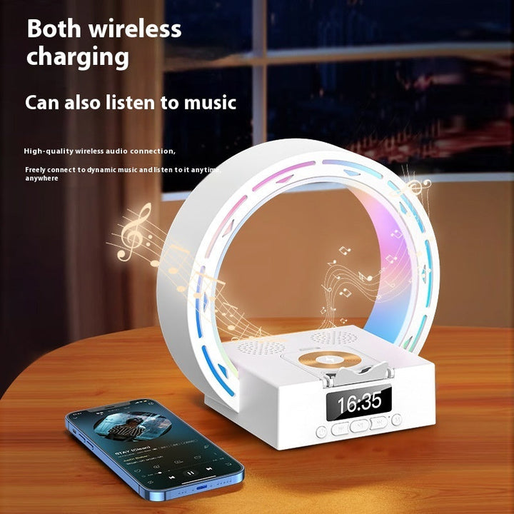 BowLift | 4-in-1 Bluetooth speaker lamp with charging pad and alarm clock