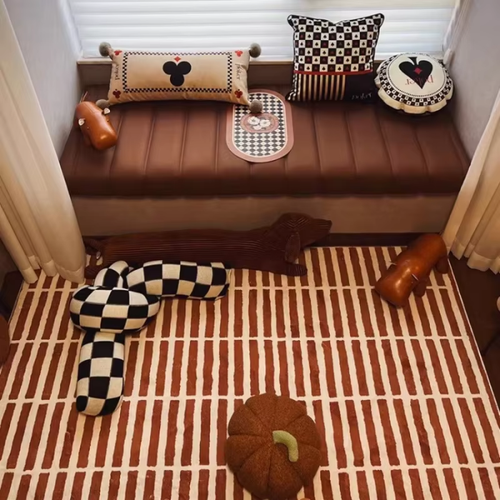 BowLift | Brown Retro Carpet