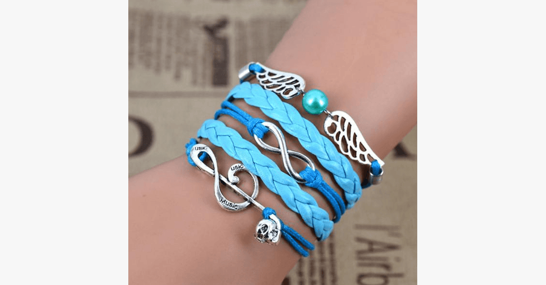 BowLift | Angel Infinity Music - Unisex Bracelet for a Fashionable Appearance