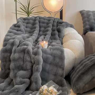 BowLift | Winter Warm Rabbit Faux Fur Throw Blanket