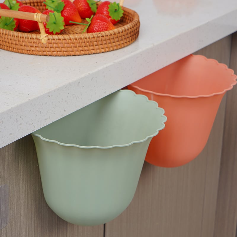 BowLift | Hanging Trash Can – Space-Saving Kitchen Bin with Clip Design