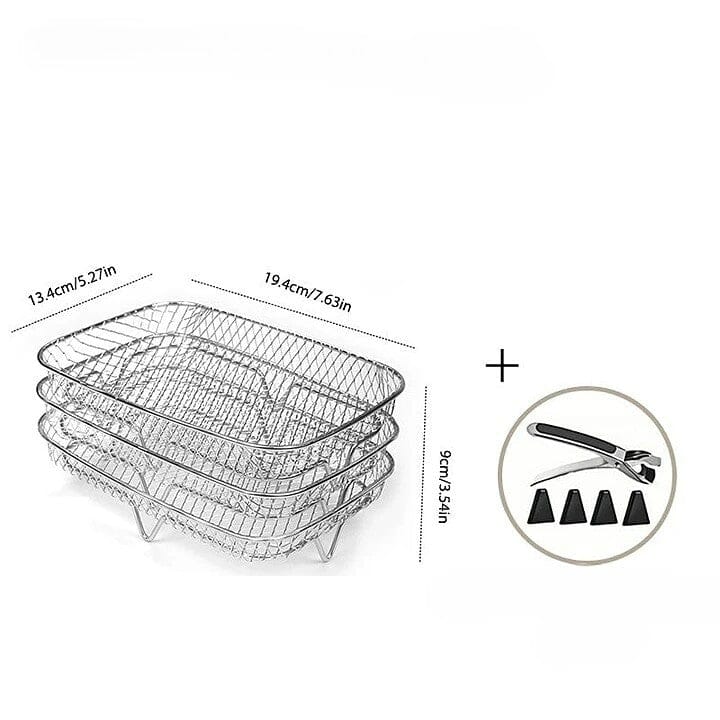 BowLift | Stackable 3-layer Air Fryer Stand