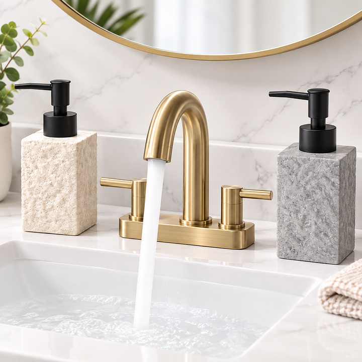 Ceramic Textured Soap Dispenser Bowlift