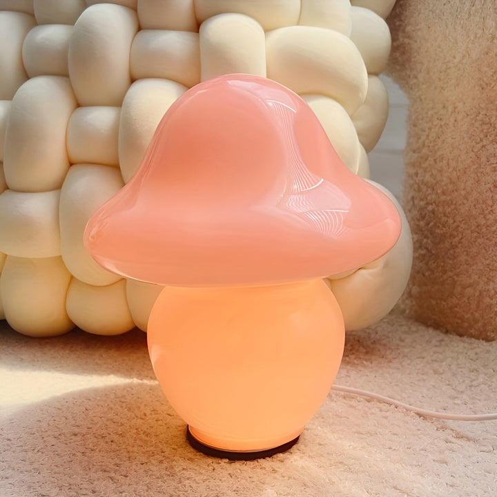 BowLift | MushroomDream Lamp – Enchanting Glass Lighting with Mushroom Pattern
