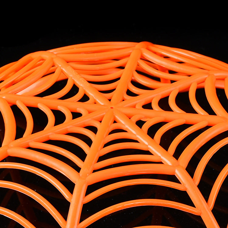 Plastic decor bowl in spider web shape for Halloween fruit and candy bowl