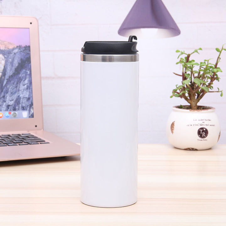 Women's thermal mug with spill-proof lid and double wall Bowlift