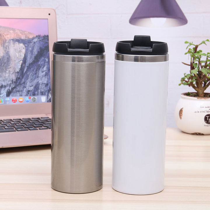 Women's thermal mug with spill-proof lid and double wall Bowlift