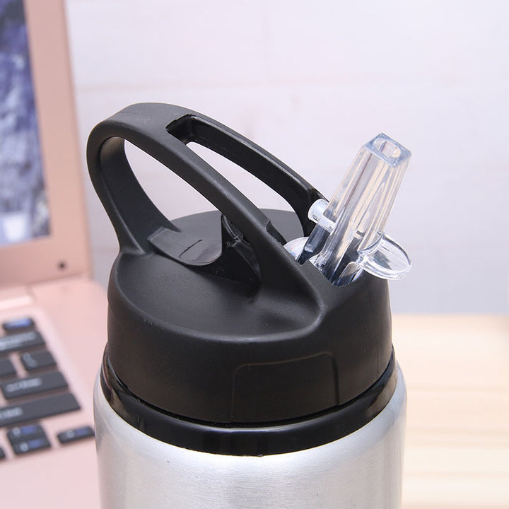 Women Stainless Steel Water Bottle with Ergonomic Carry Handle Bowlift