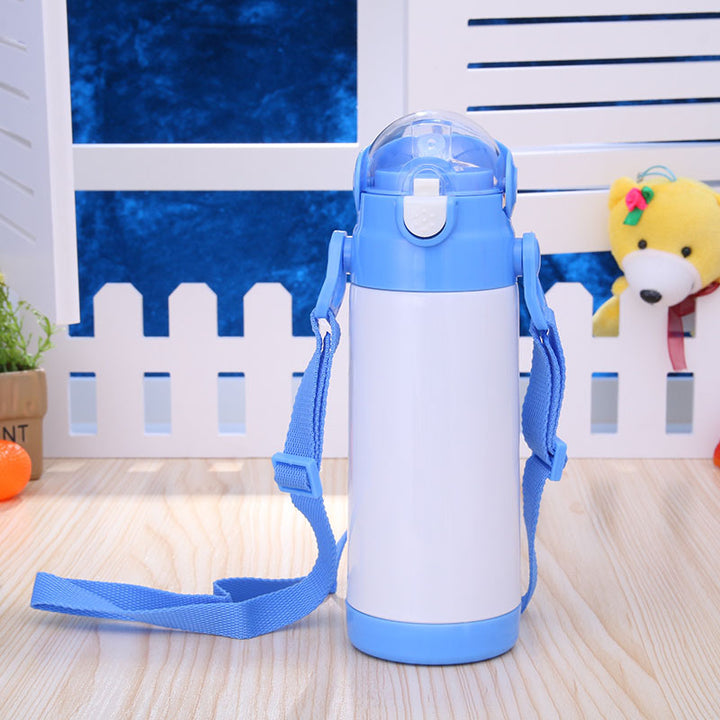 Ladies Practical Sports Water Bottle with Adjustable Carrying Strap Bowlift