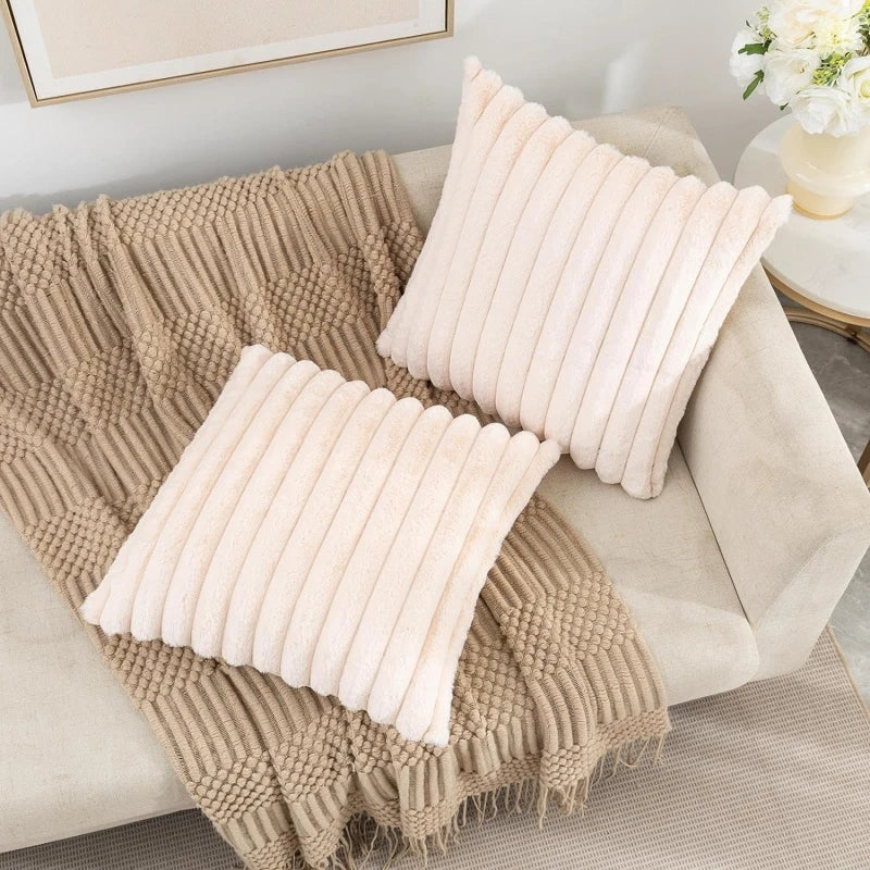 BowLift | Luxury Faux Rabbit Fur Cushion Cover