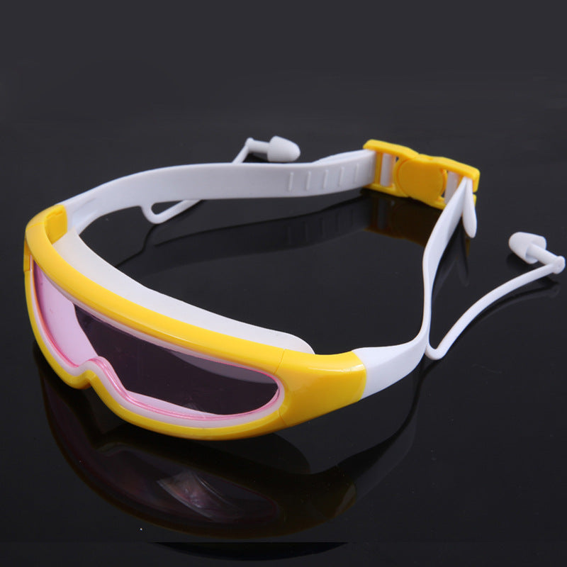 Sporty swimming goggles with adjustable wearing system Bowlift