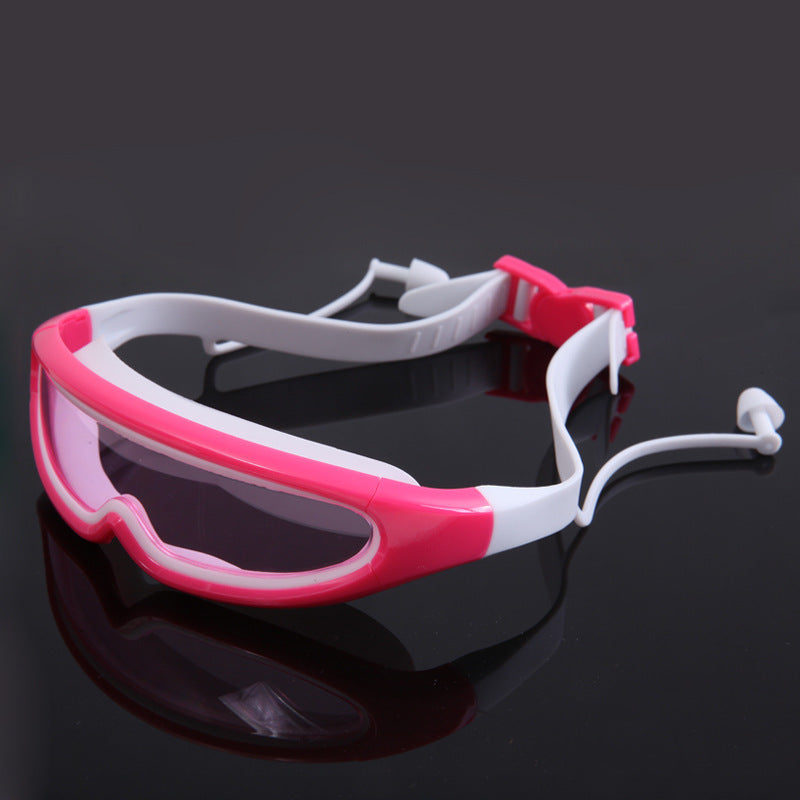 Sporty swimming goggles with adjustable wearing system Bowlift