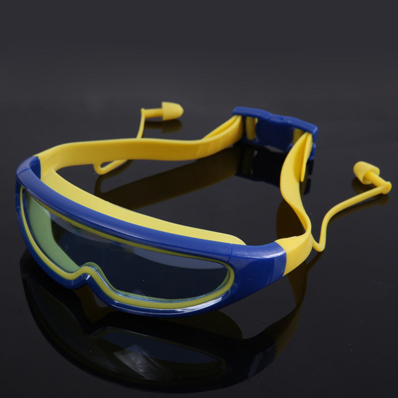 Sporty swimming goggles with adjustable wearing system Bowlift