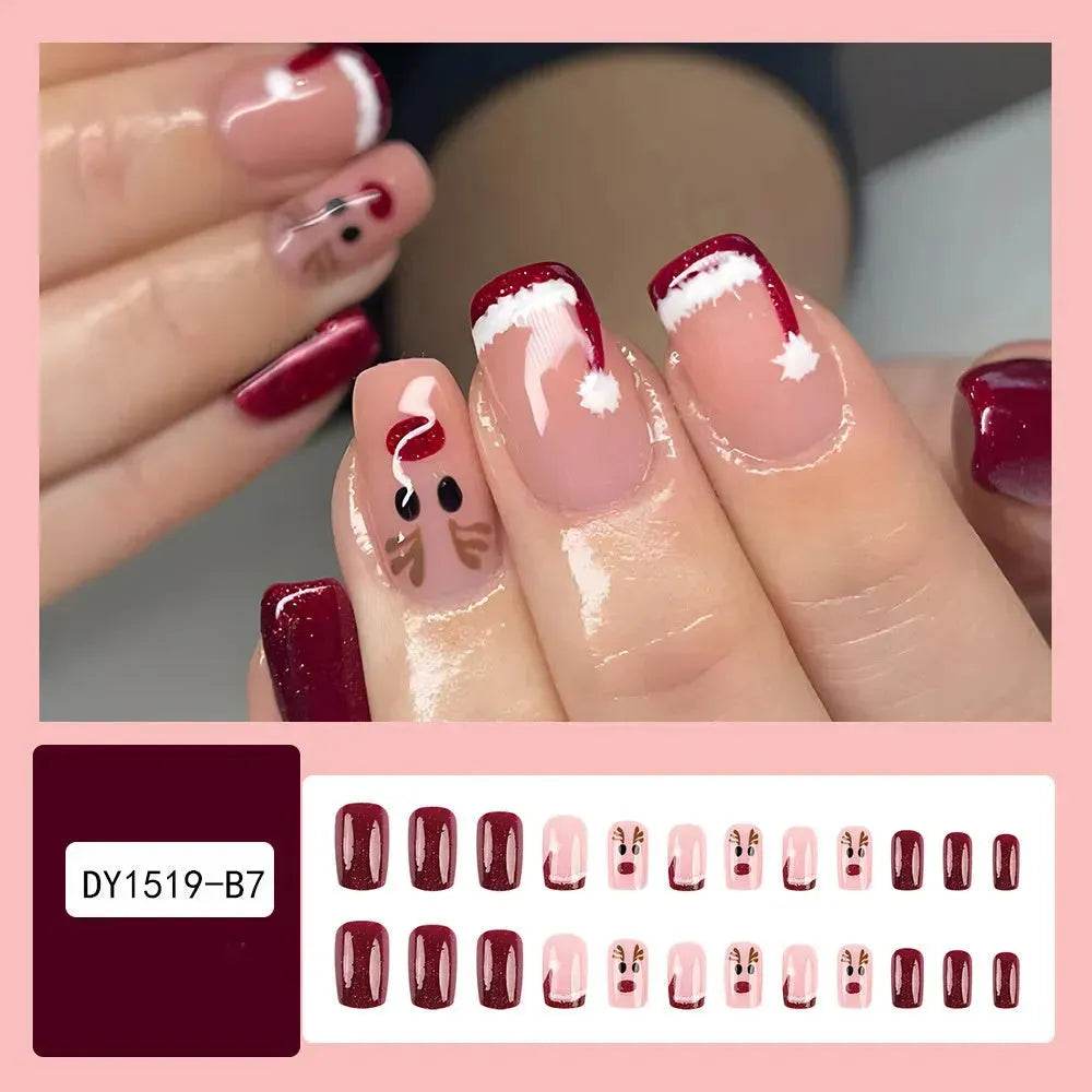 BowLift | 24pcs Christmas False Nail Decal stickers