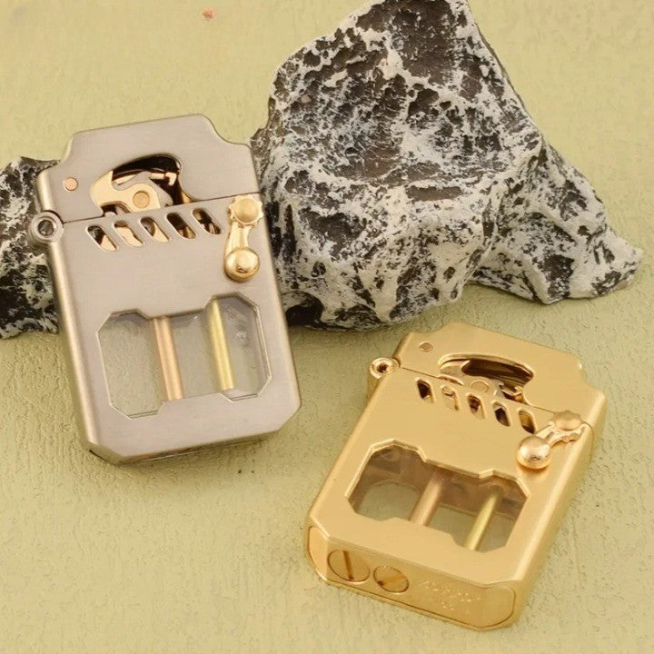 Classic Retro Mechanical Flame Lighter | Bowlift