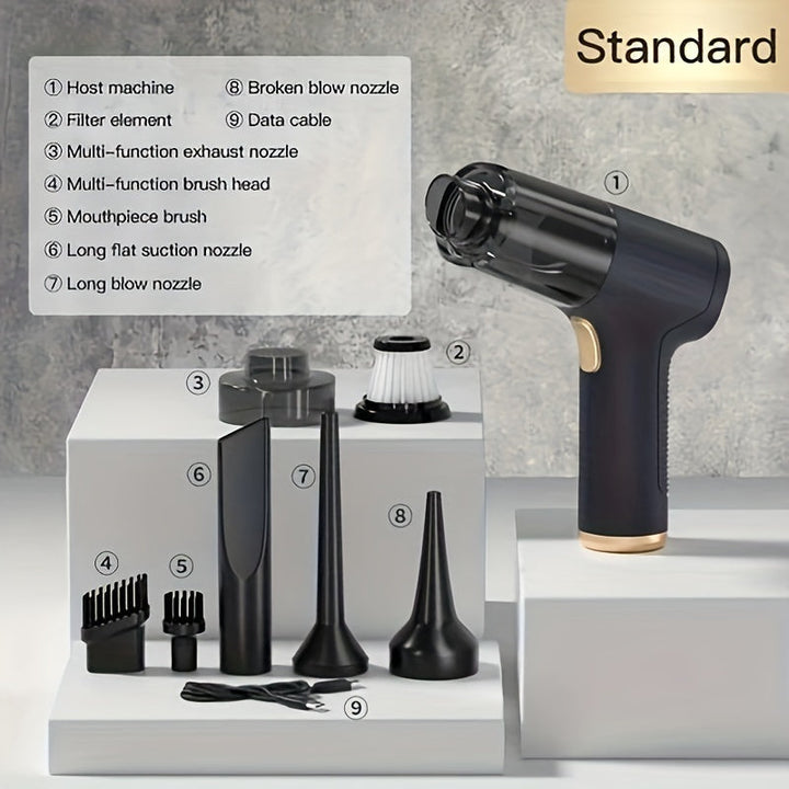 BowLift | 8-in-1 Cordless Handheld Car Vacuum Cleaner
