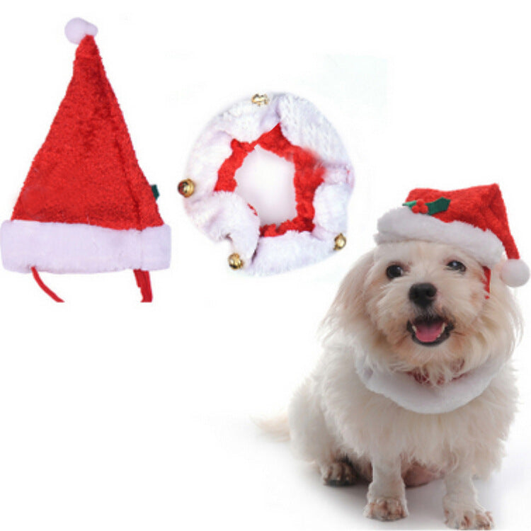 BowLift | Pet christmas hat bib