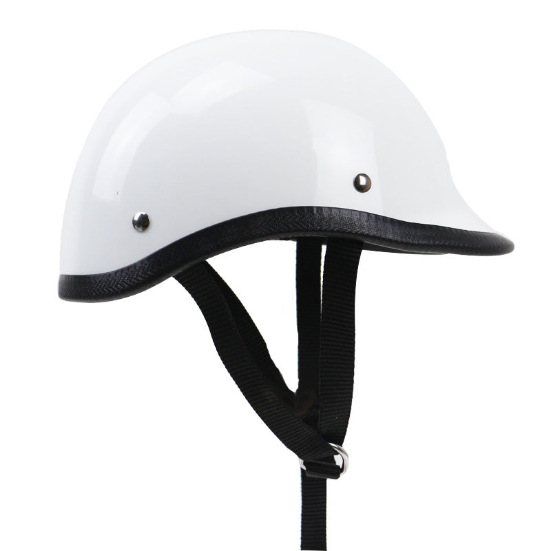 Retro-Style Lightweight Motorcycle Helmet Bowlift