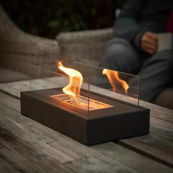 BowLift | Tabletop Bio-Ethanol Fireplace – Indoor & Outdoor Smokeless Flame Heater