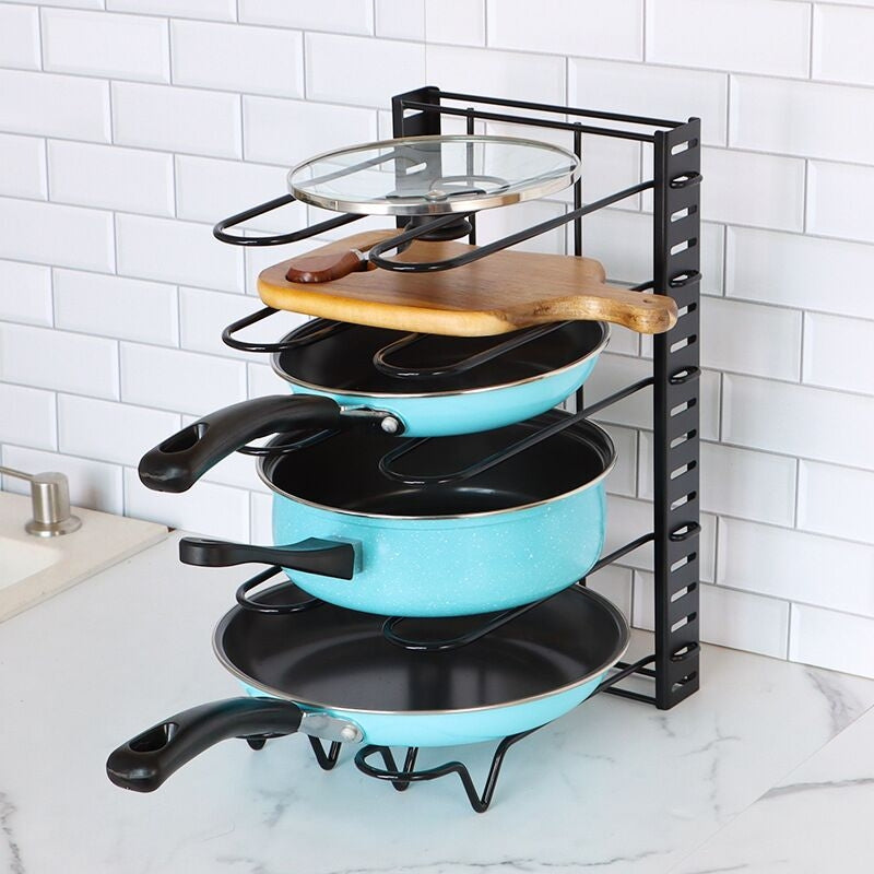 BowLift | SpaceFlex Adjustable Pan Holder & Lid Holder | Organization & Flexibility in the Kitchen